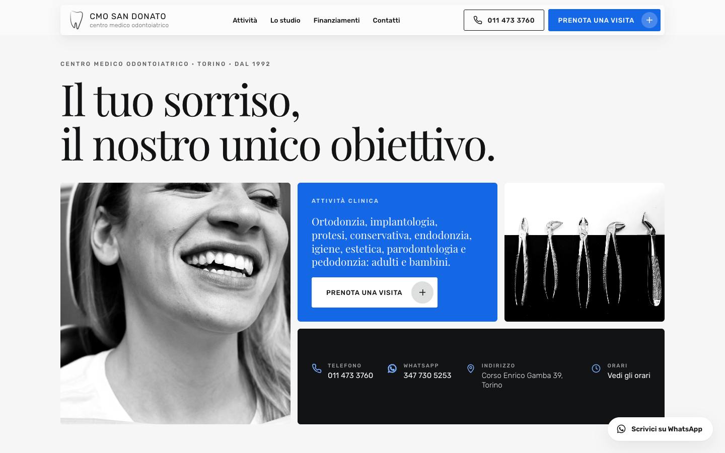 Il nuovo sito